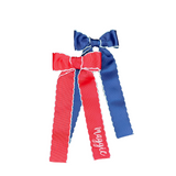Stitched Ribbon Hair Bow