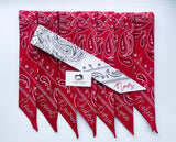 Embroidered bandana